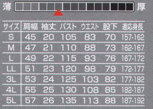 山田辰 1035-2 半袖ツヅキ服 スカイブルー(1-1035) 爽やかな夏の定番。脇下部と胸部には通気性の良いメッシュ素材を使用。 サイズ／スペック